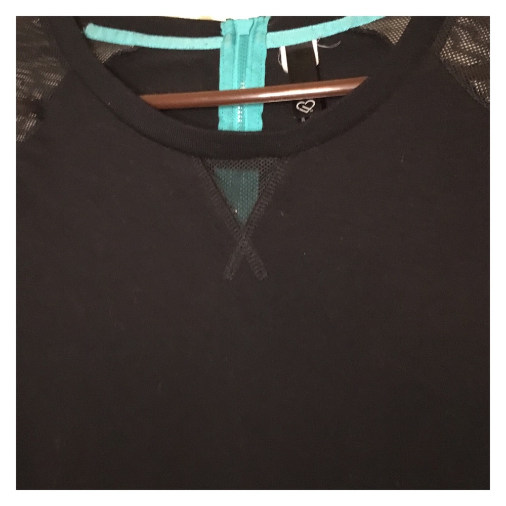 Aeropostale black and aqua long sleeve top